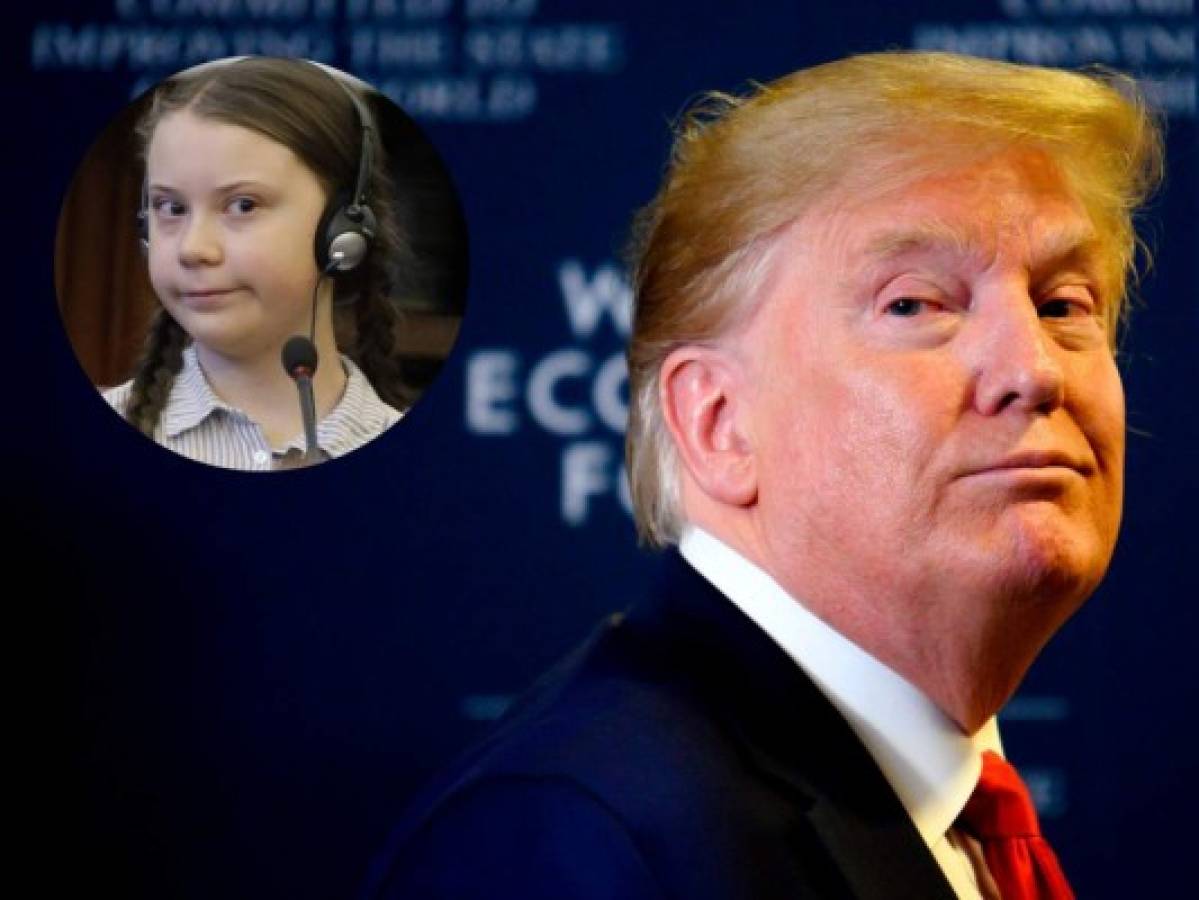 Trump dice que le 'hubiera encantado' conocer a Greta Thunberg en Davos  