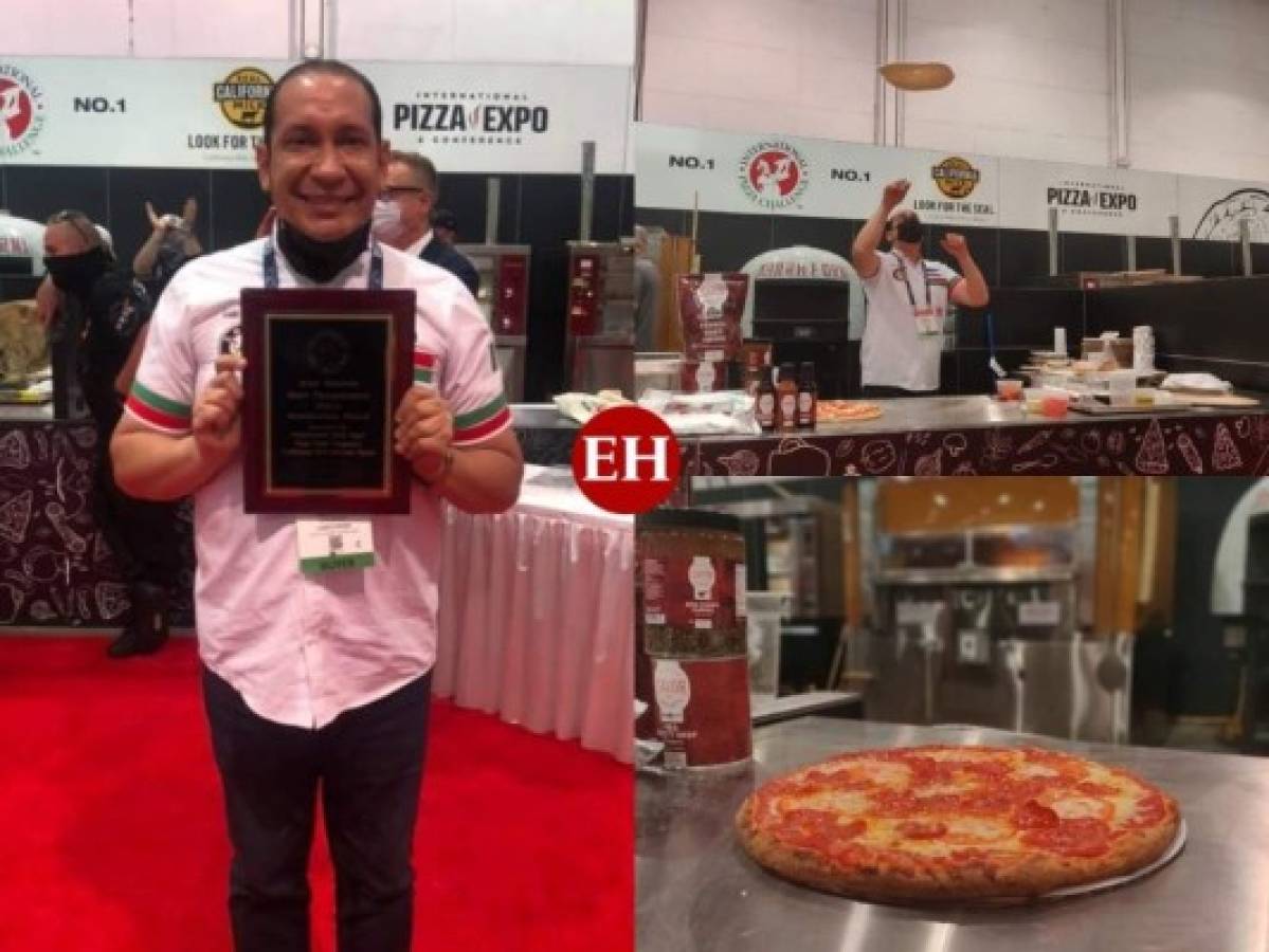 Ludovico Hernández, el abogado hondureño que ganó concurso internacional de pizza en EEUU