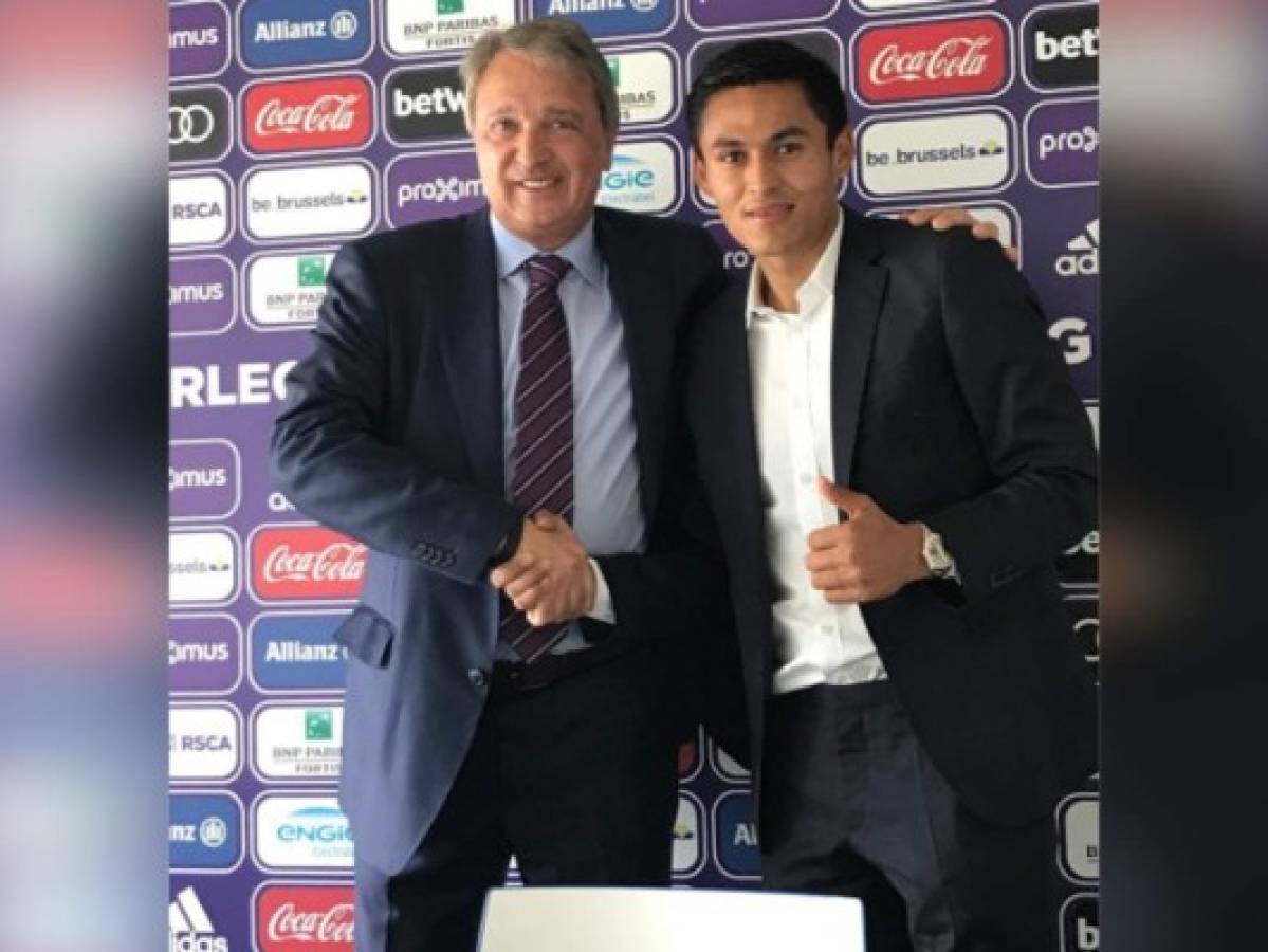 El volante hondureño Andy Nájar seguirá en el Anderlecht hasta 2020