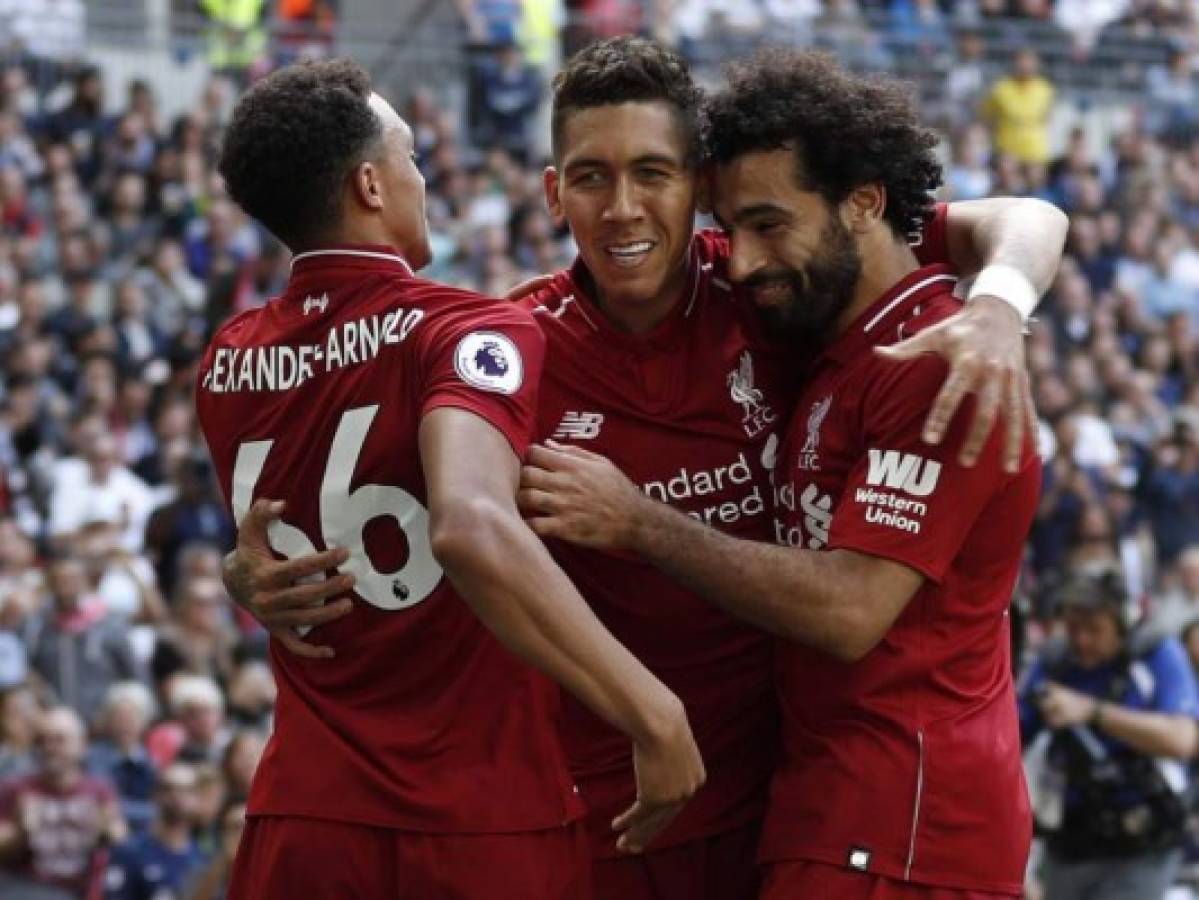 El invicto Liverpool gana al Tottenham y asesta golpe de autoridad  