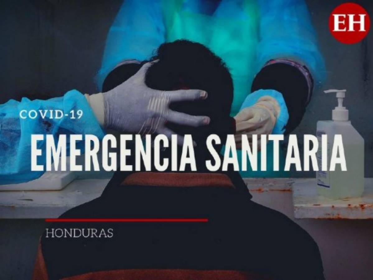 Honduras suma 2,533 muertos y 85,458 infectados por covid-19