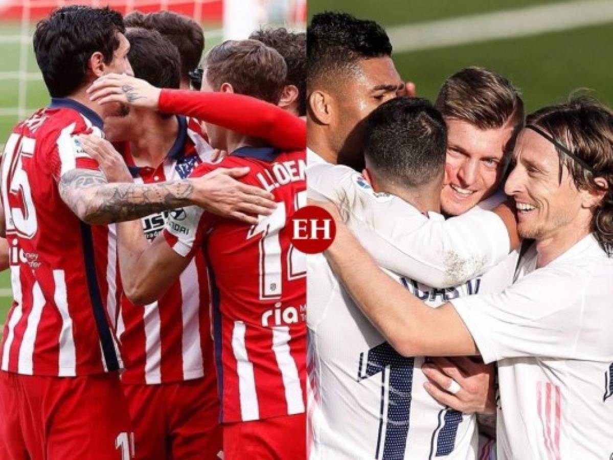 Derbi entre Real Madrid y Atlético de Madrid de altos vuelos por la Liga