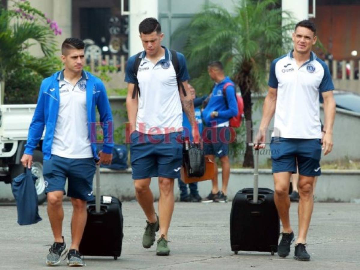 Las imágenes de la salida de Motagua a Puerto Cortés para enfrentar a Platense en la jornada 15