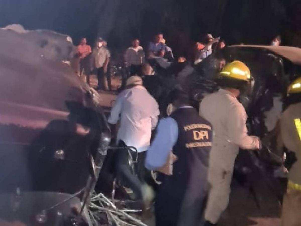 Honduras: Dos muertos y dos heridos deja accidente vial en la salida al Amatillo