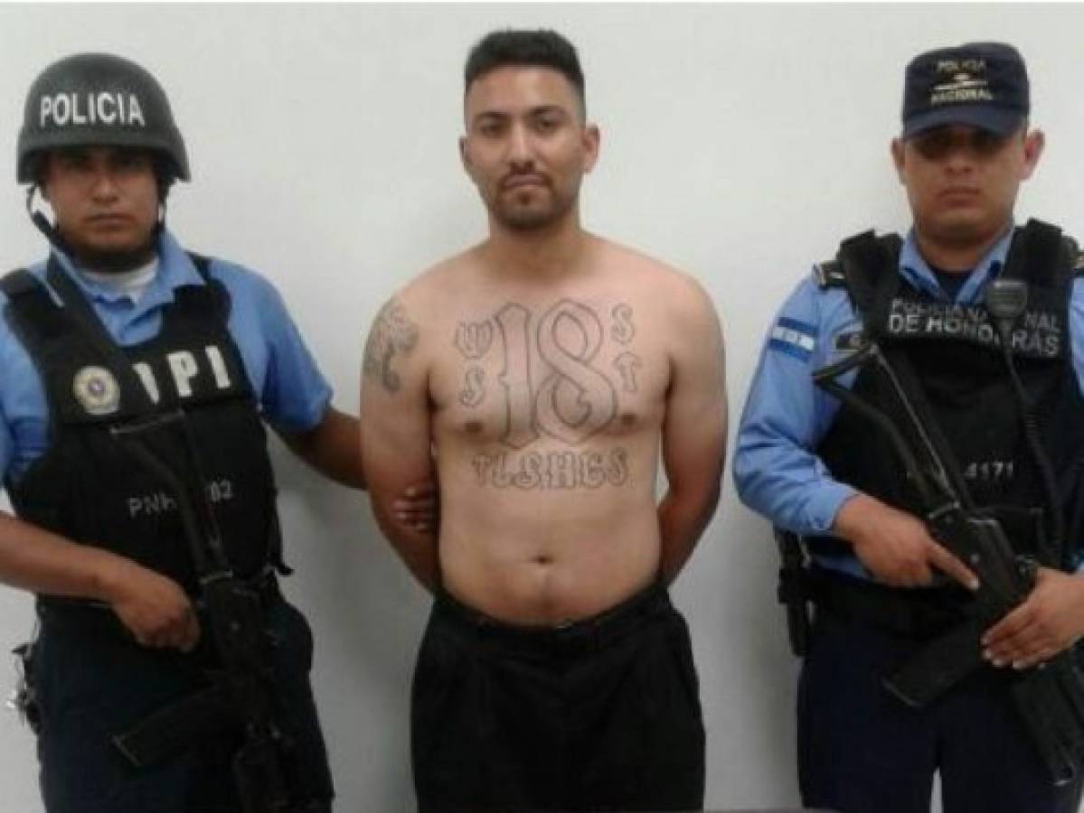 Cae presunto cabecilla de la pandilla 18 en la colonia Pradera de San Pedro Sula