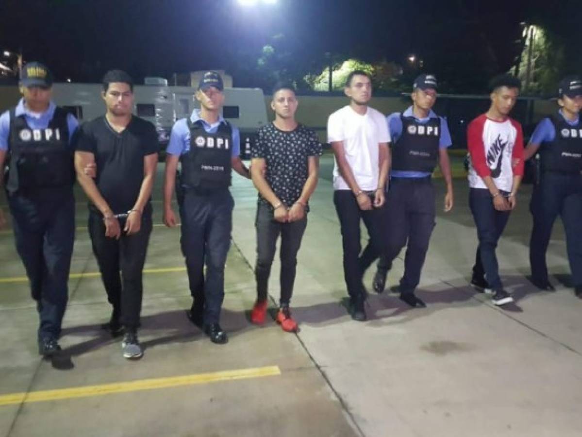 Detienen a integrantes de la banda 'Los Polleros' en la capital de Honduras