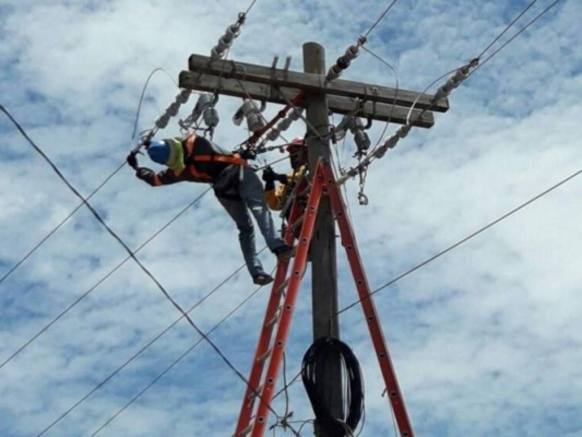 Lista de colonias que no tendrán energía eléctrica este jueves en Honduras