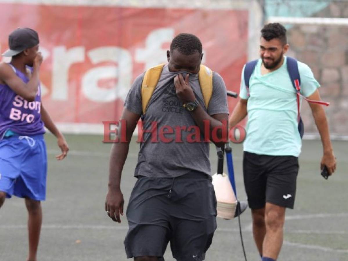 Motagua sufre gaseada al final del entrenamiento en la capital