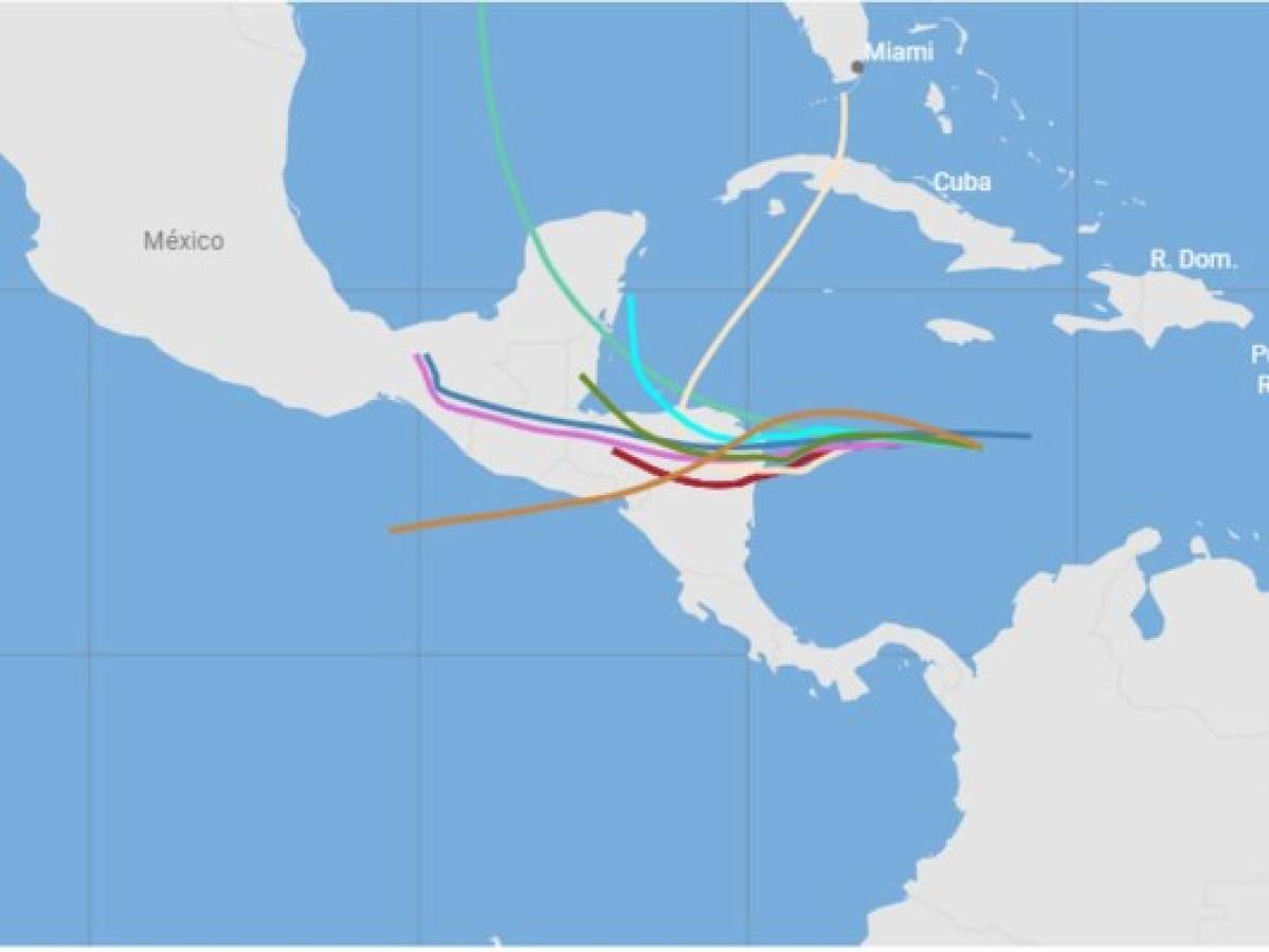 ¿Por qué las diversas rutas del huracán Eta amenazan a Honduras?