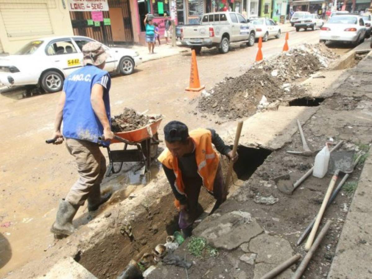 Megaoperativo de limpieza en la colonia Arturo Quezada de la capital de Honduras