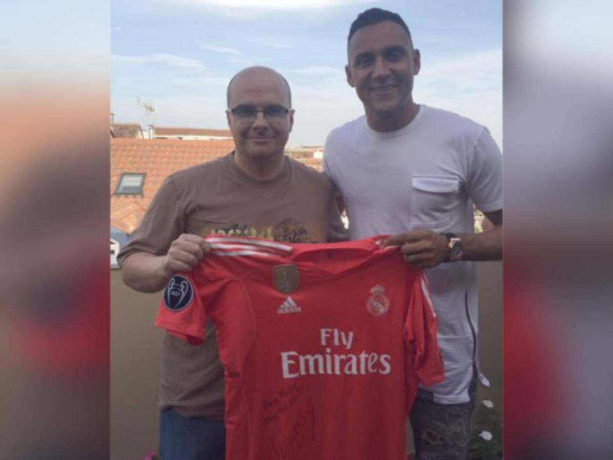 El regalo de Keylor Navas al famoso Mister Chip