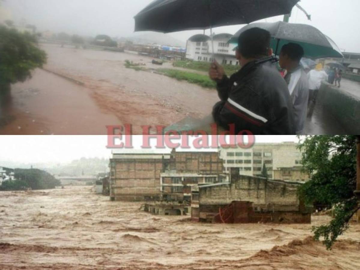 Lluvias y desbordamiento de ríos recuerdan a hondureños tragedia del huracán Mitch