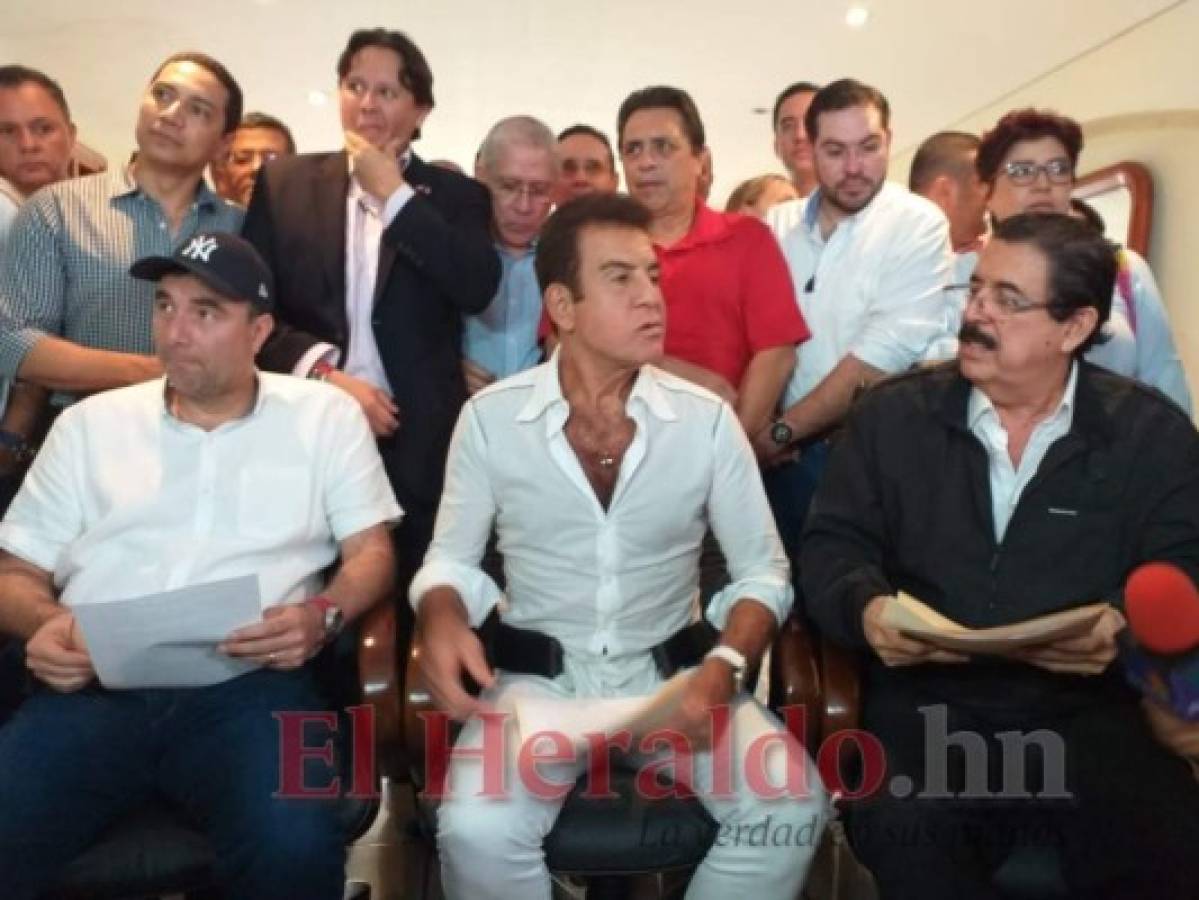 'Mel”, Nasralla y Luis Zelaya conforman una coalición