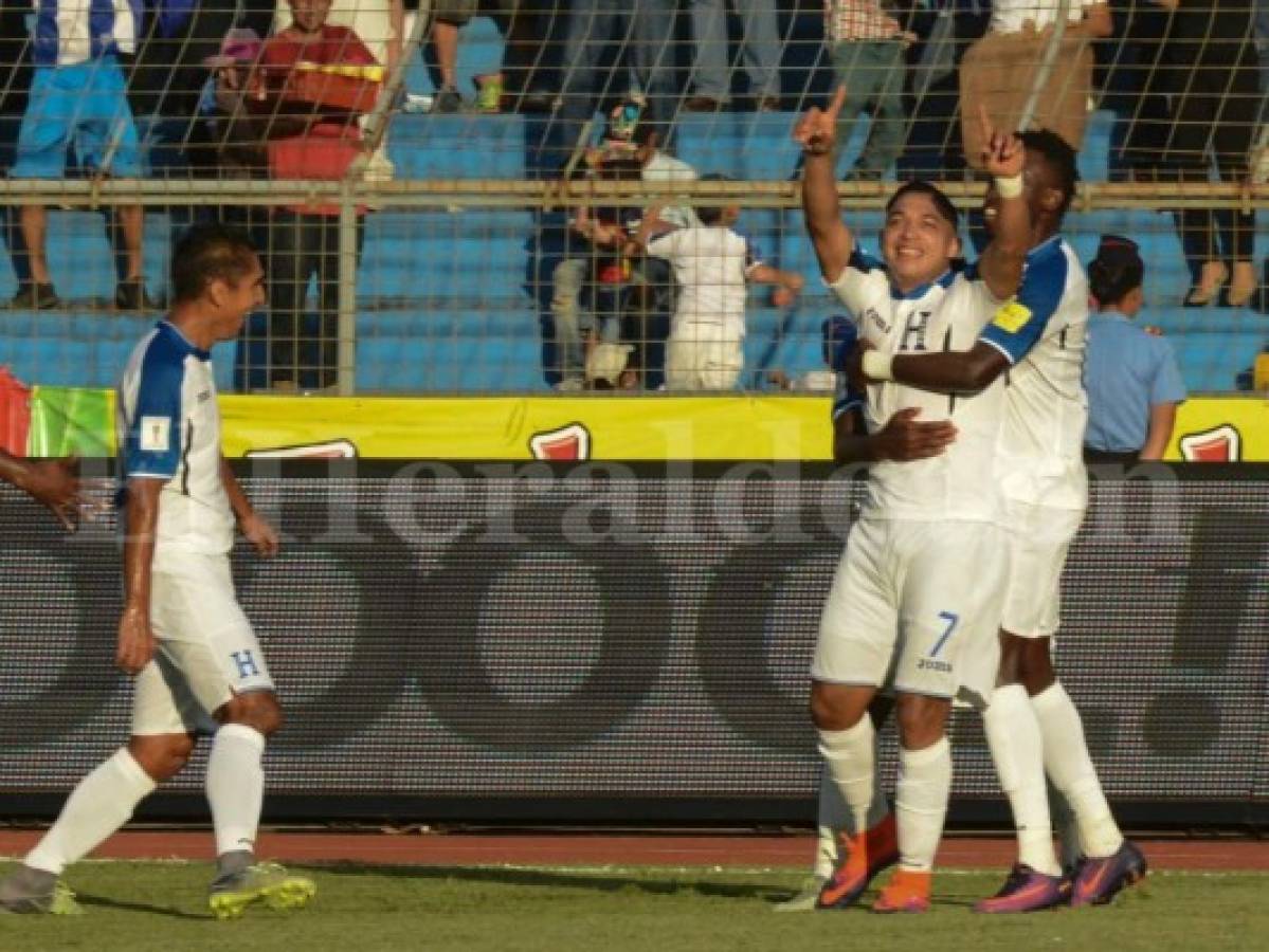 Selección de Honduras corrige la ruta rumbo a Rusia 2018 al vencer 3-1 a Trinidad y Tobago