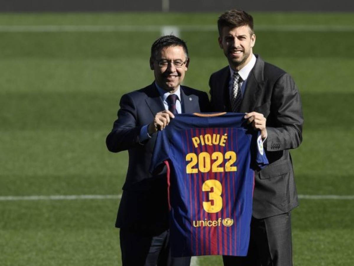 Gerard Piqué se queda en el Barcelona hasta el 2022