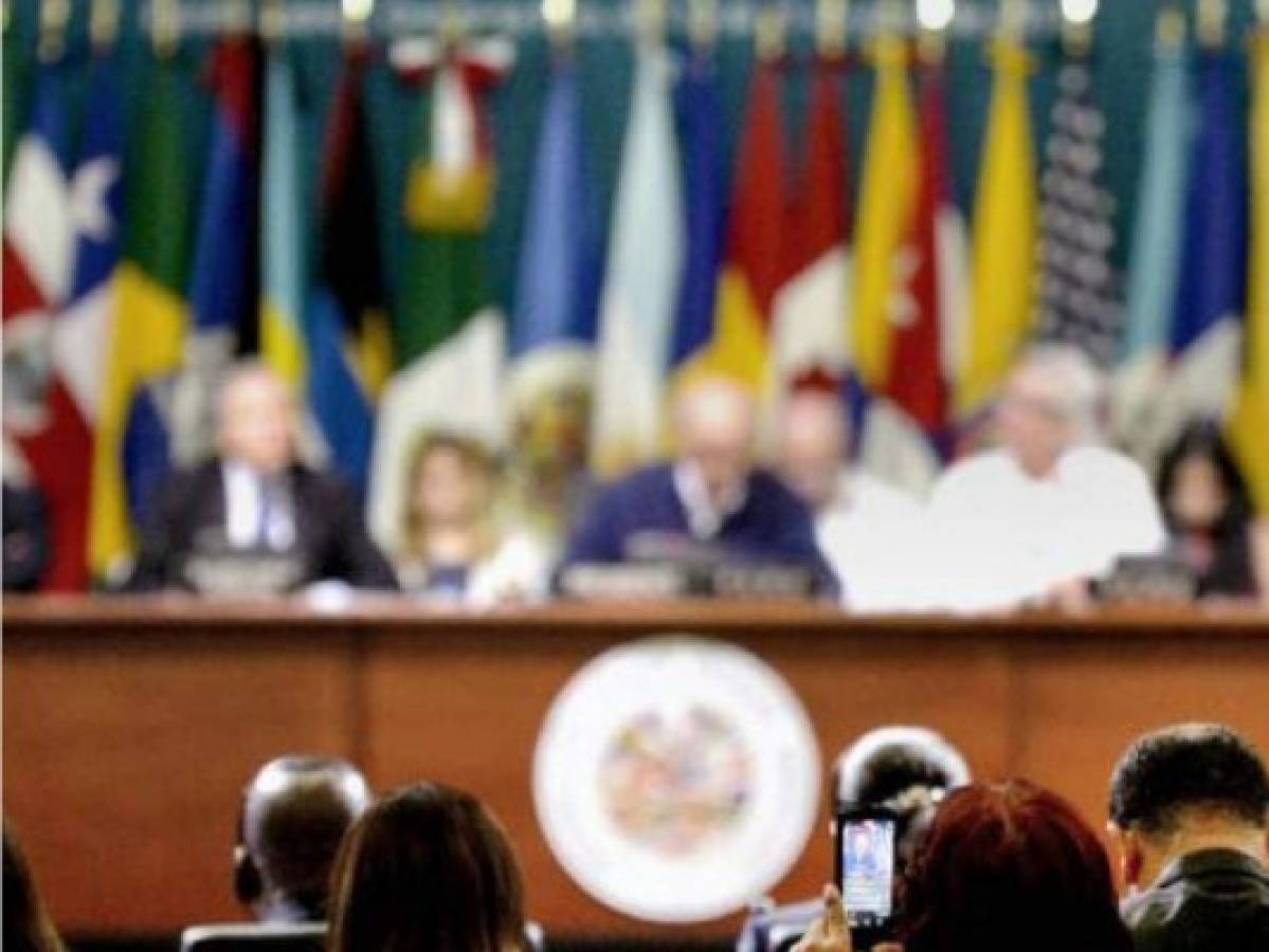 Doce países conforman el grupo especial de la OEA para intervenir Nicaragua