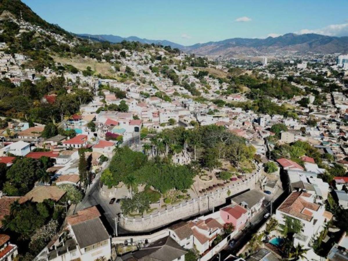 Una vista aérea del parque La Leona. Foto: EL HERALDO