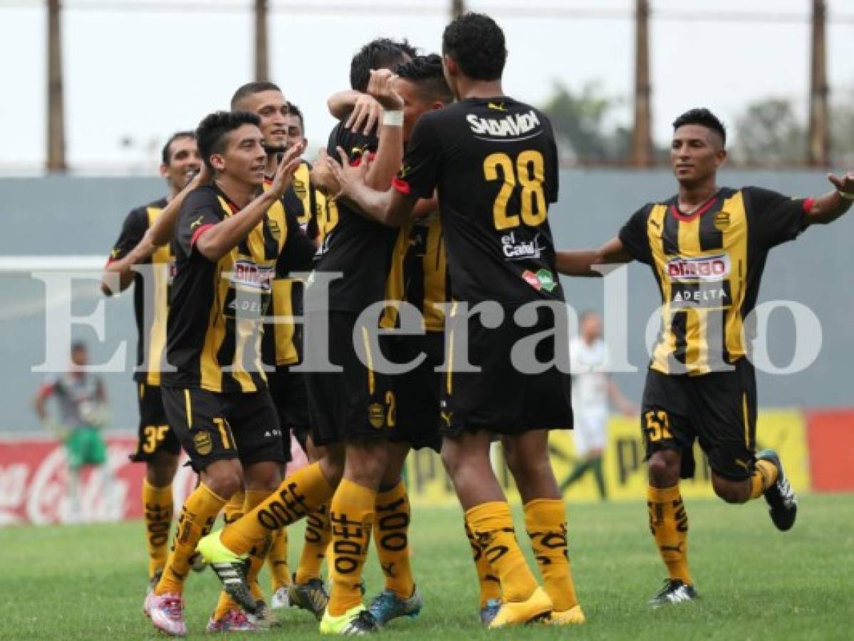 Real España ganó, gustó y goleó al Platense en el estadio Morazán