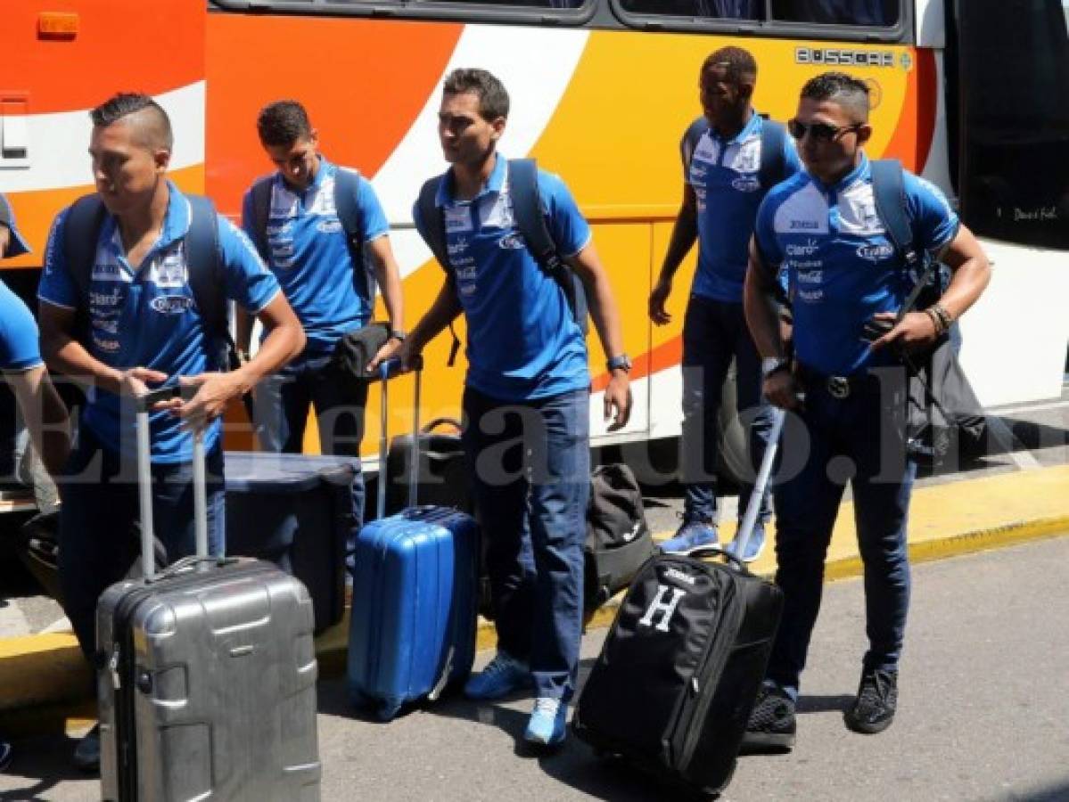 Selección de Honduras partió rumbo a Argentina para enfrentar a la Albiceleste de Messi