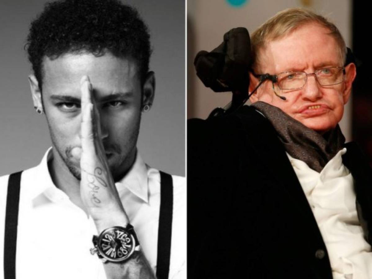 El curioso y criticado homenaje de Neymar a Stephen Hawking