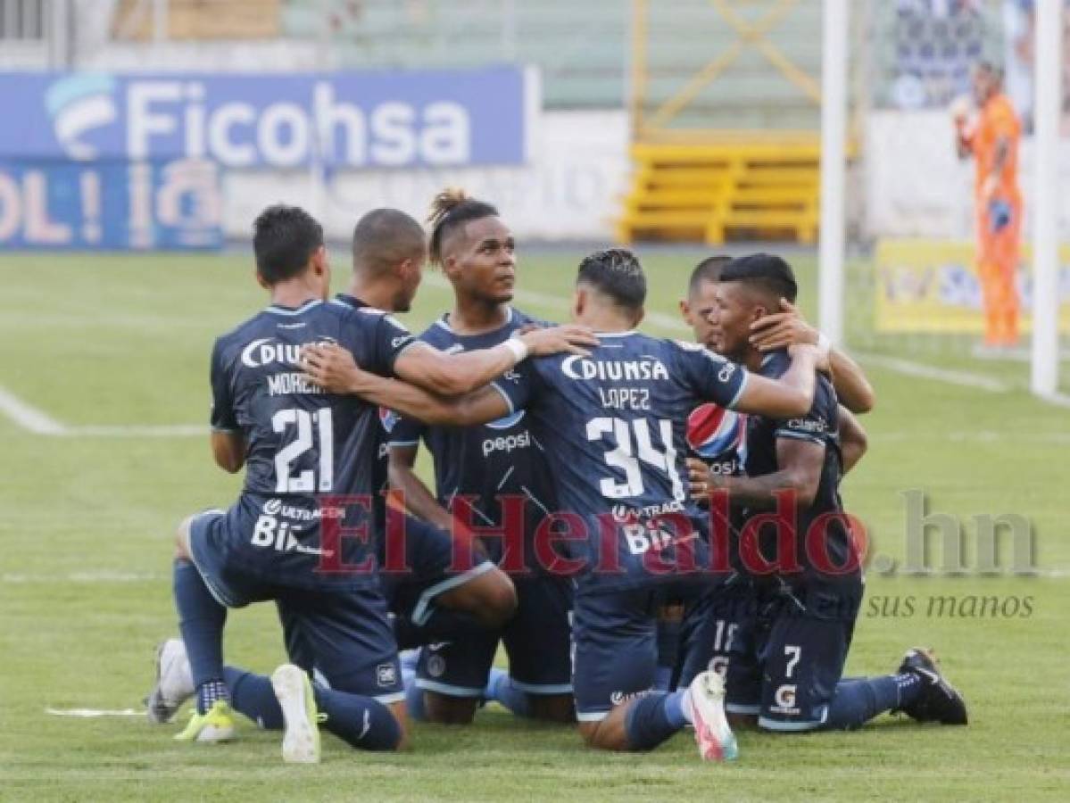 En tarde inspirada el Motagua golea 5-2 al Honduras Progreso en el Nacional