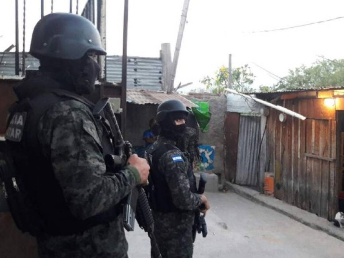 Ejecutan operativos contra bandas criminales en San Pedro Sula