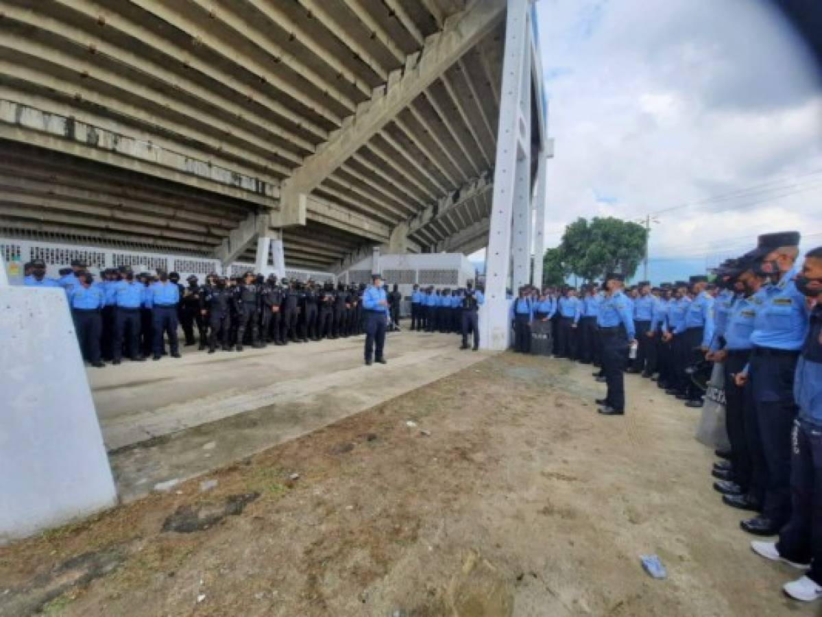 Honduras vs Costa Rica: Más de mil agentes resguardarán el duelo en el Olímpico  