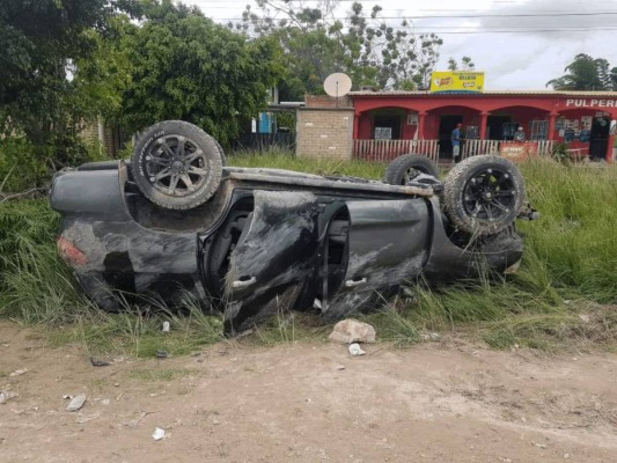 Hijo del expresidente Porfirio Lobo Sosa sufre accidente de tránsito en Olancho