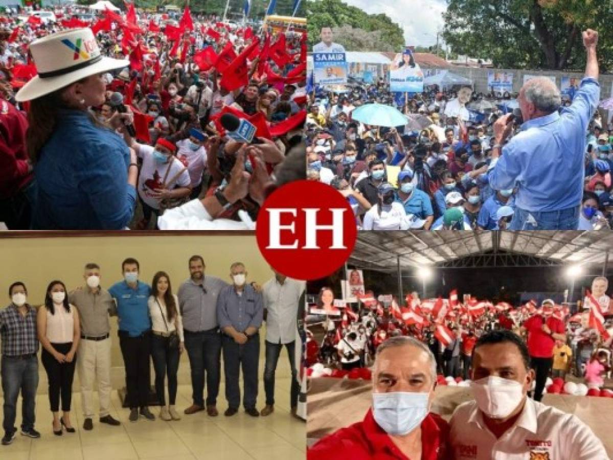 Candidatos a la presidencia salieron en busca de votos por toda Honduras (Fotos)  