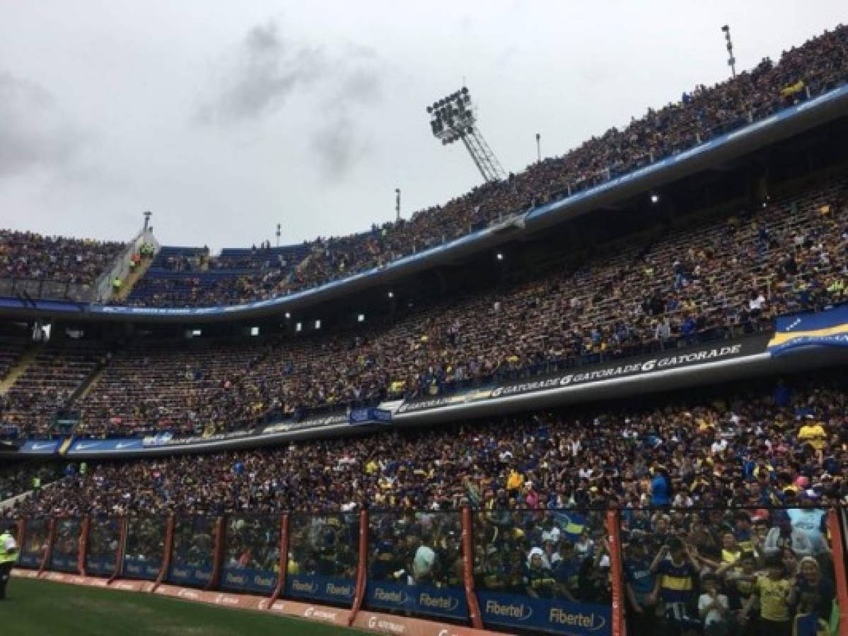 Boca Juniors entrena a puertas abiertas en La Bombonera previo a la Superfinal ante River