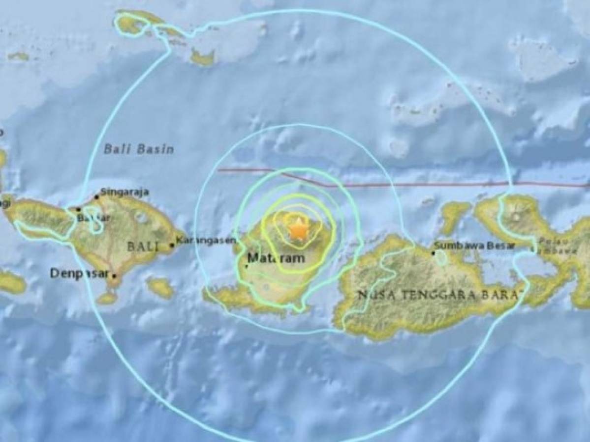 Terremoto de magnitud 7,0 sacude la isla Lombok en Indonesia