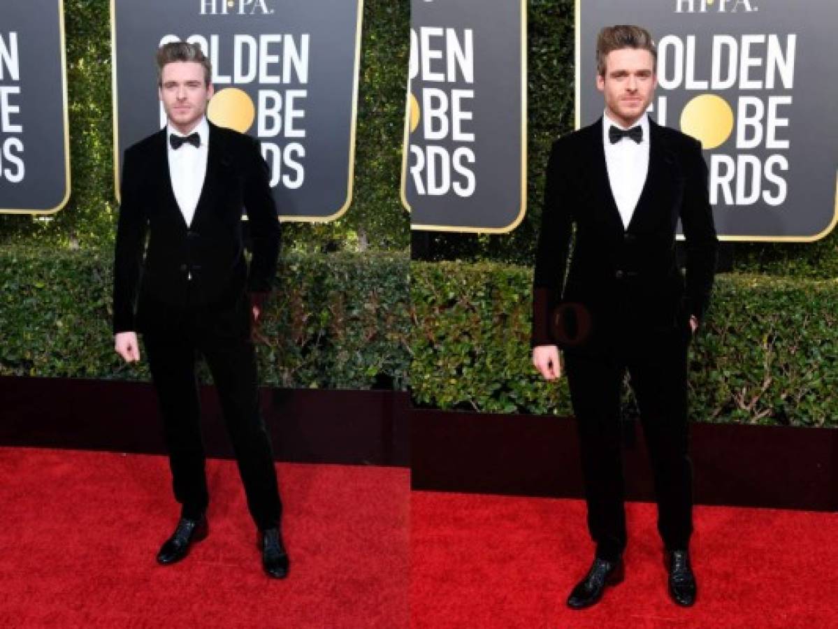 Richard Madden roba miradas en la alfombra roja de los Golden Globes