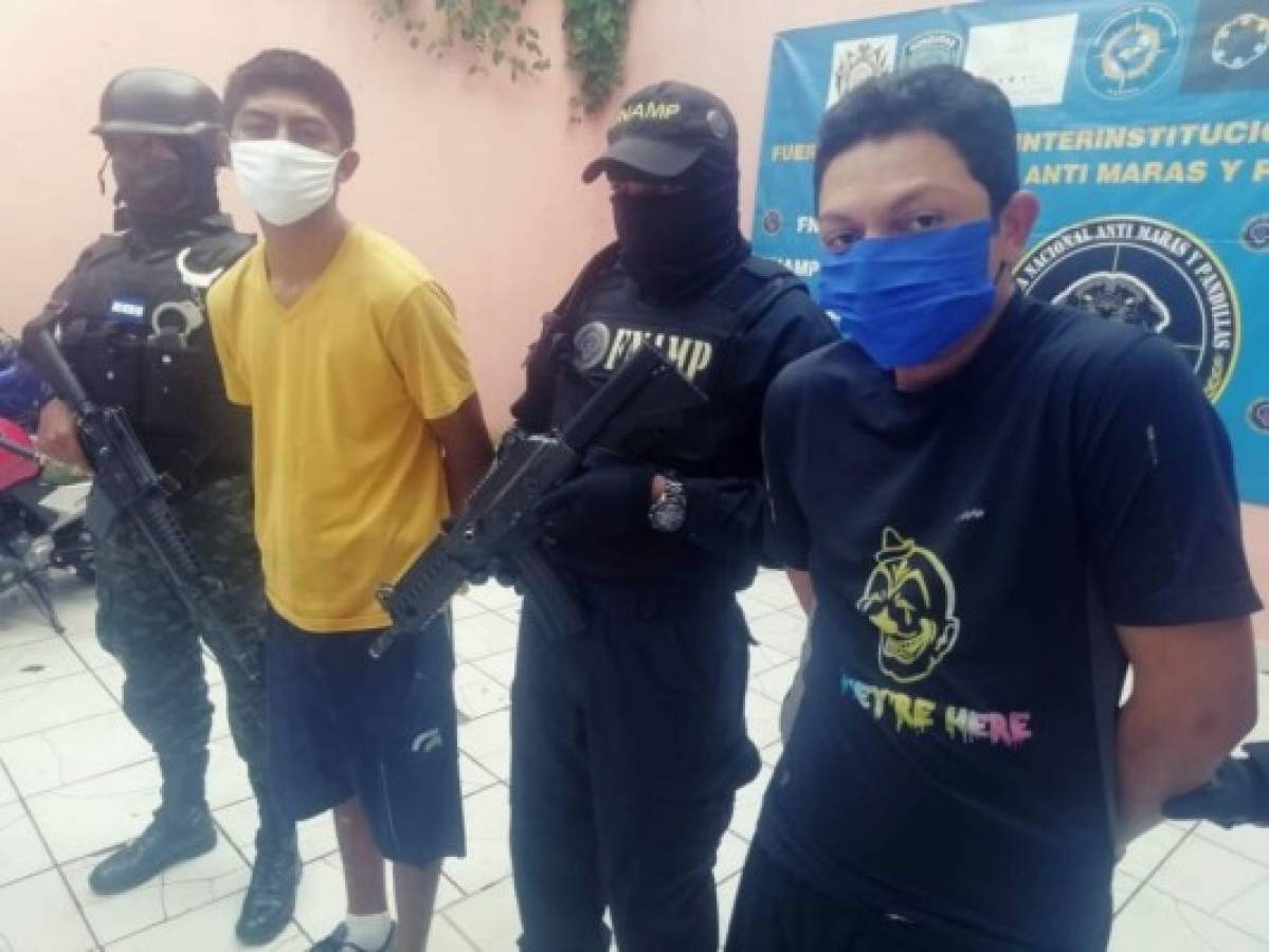 Caen tres miembros de distintas organizaciones criminales en Honduras