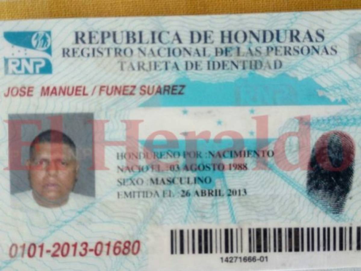 La verdadera identidad del hondureño Byron Ruiz Ruiz.