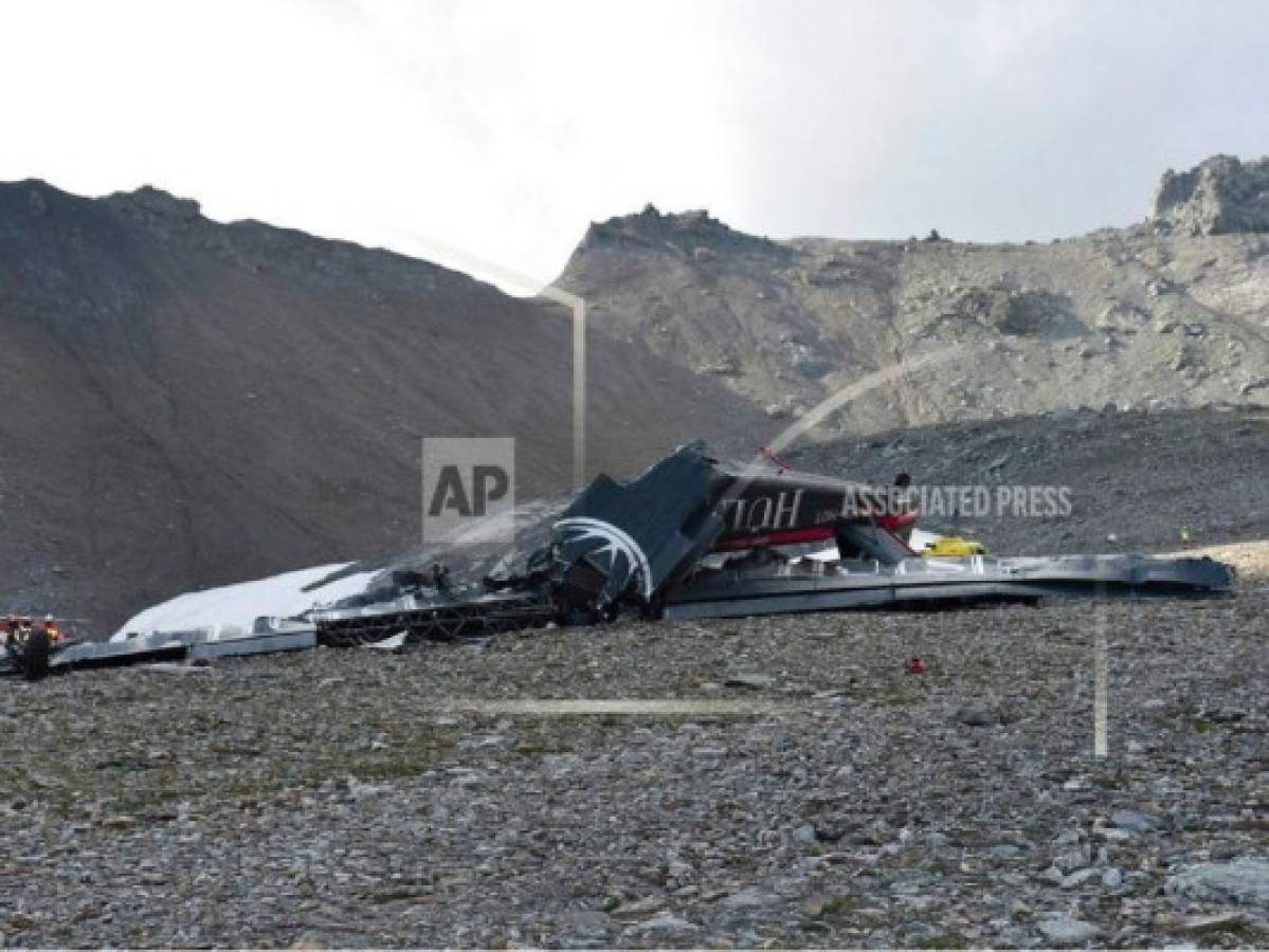El accidente ocurrió en la montaña Piz Segnas sobre el centro turístico Swiss Alpine de Flims. Foto AP