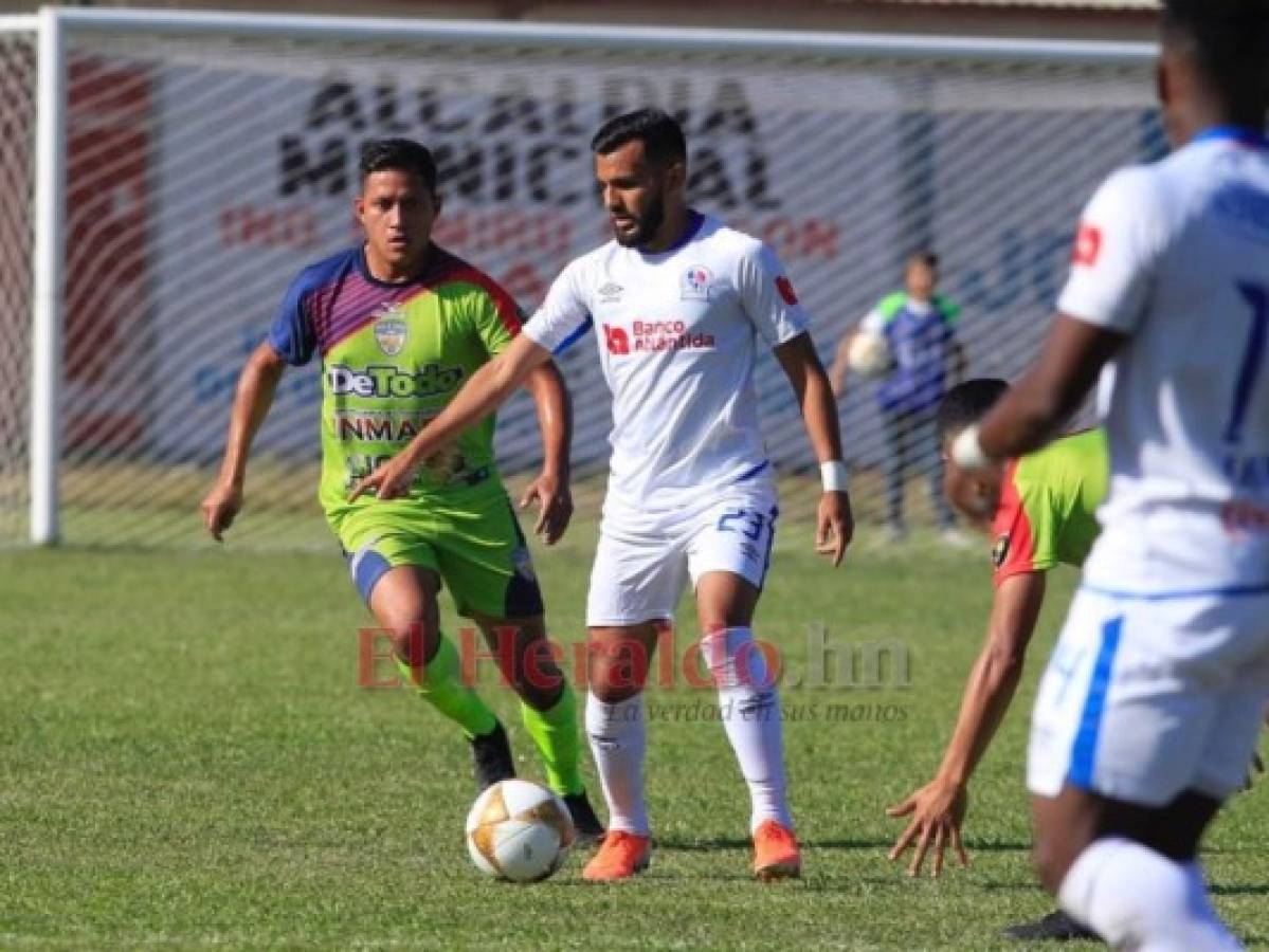 Olimpia venció 2-1 a Real de Minas en un partido sufrido en Danlí