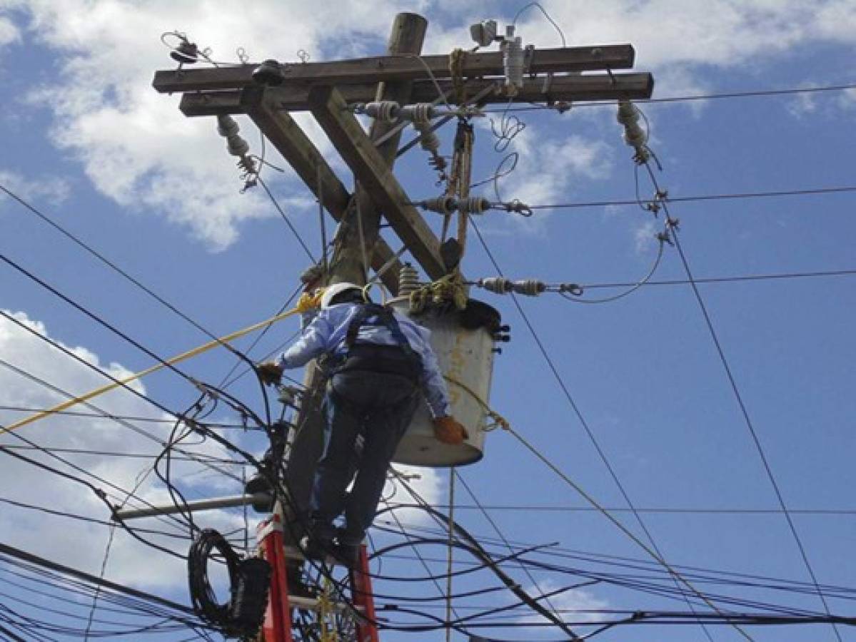 Zonas del Distrito Central y Comayagua que no tendrán energía eléctrica el martes 25 de junio