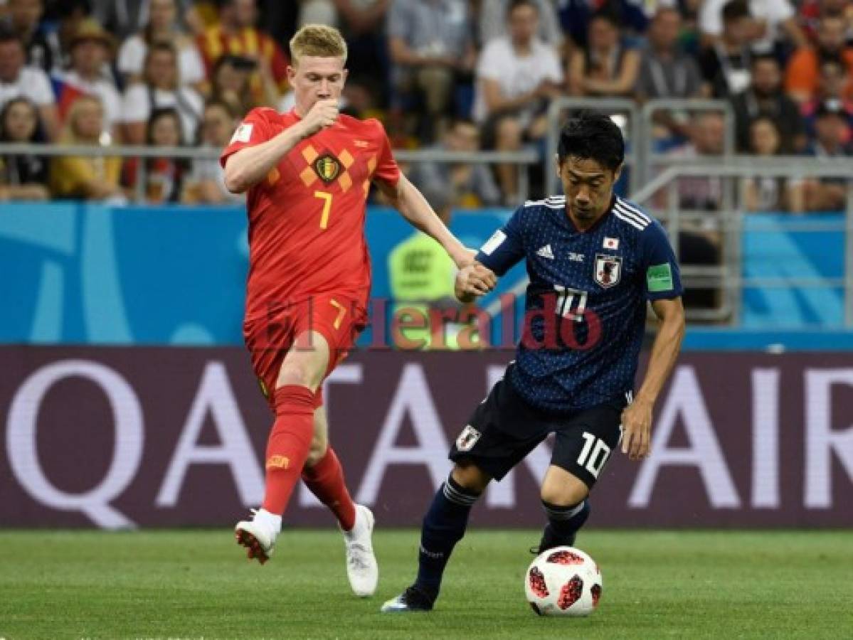 Bélgica jugará los cuartos contra Brasil tras vencer 3-2 a Japón