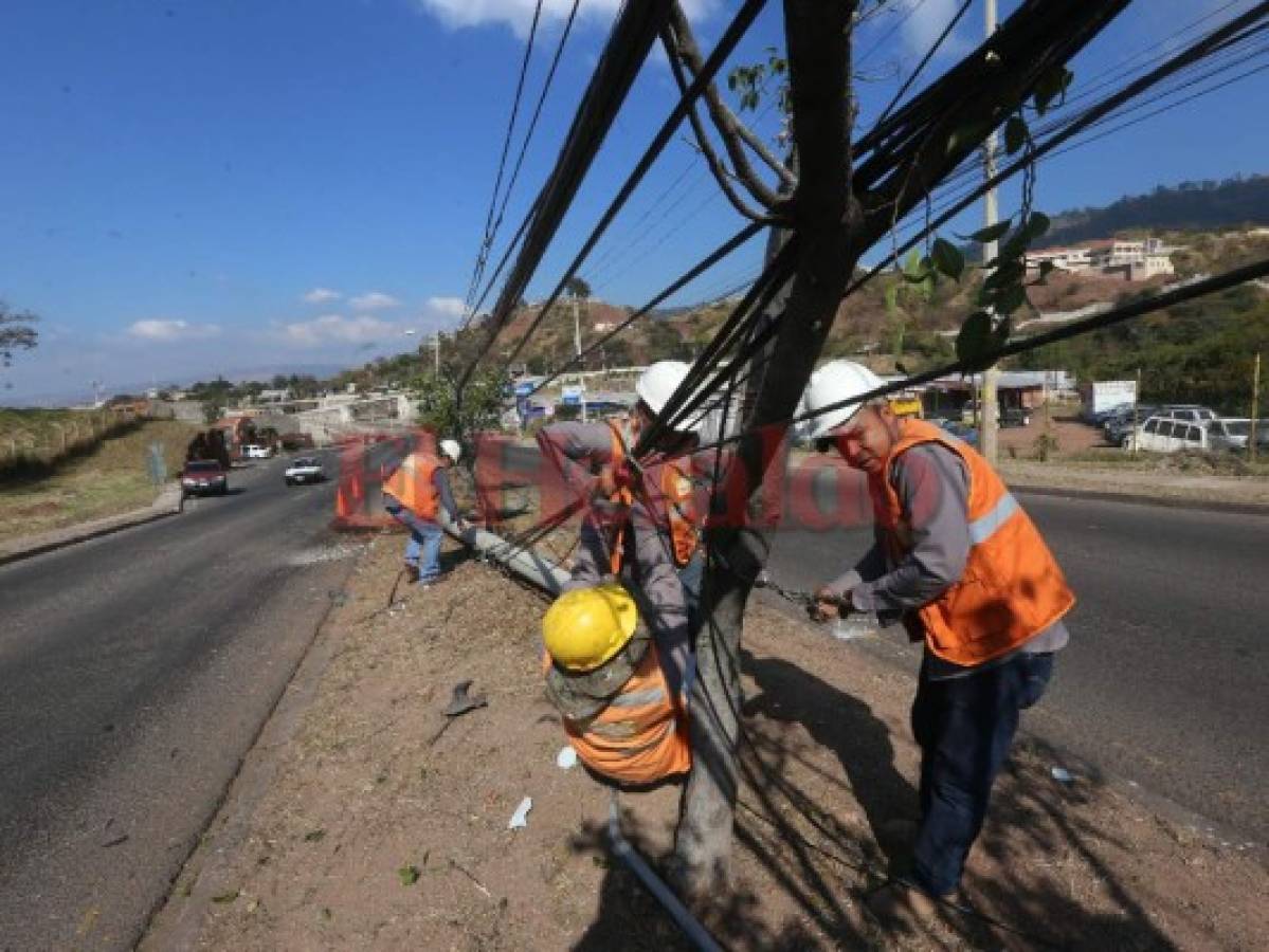 Barrios y colonias de Honduras que no tendrán energía eléctrica este sábado 1 de diciembre