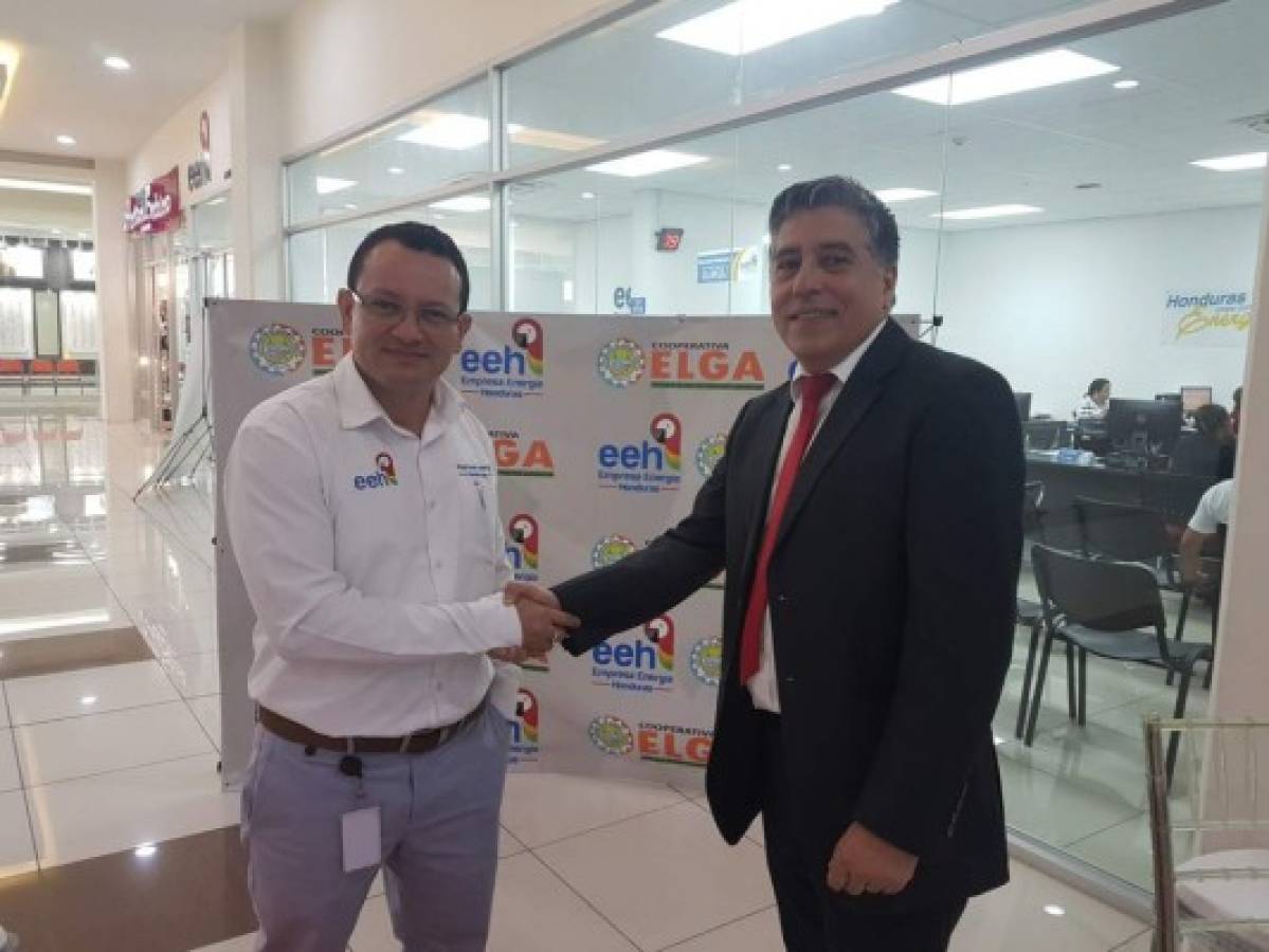 Empresa Energía Honduras y Cooperativa ELGA firman alianza para mayor comodidad a los clientes
