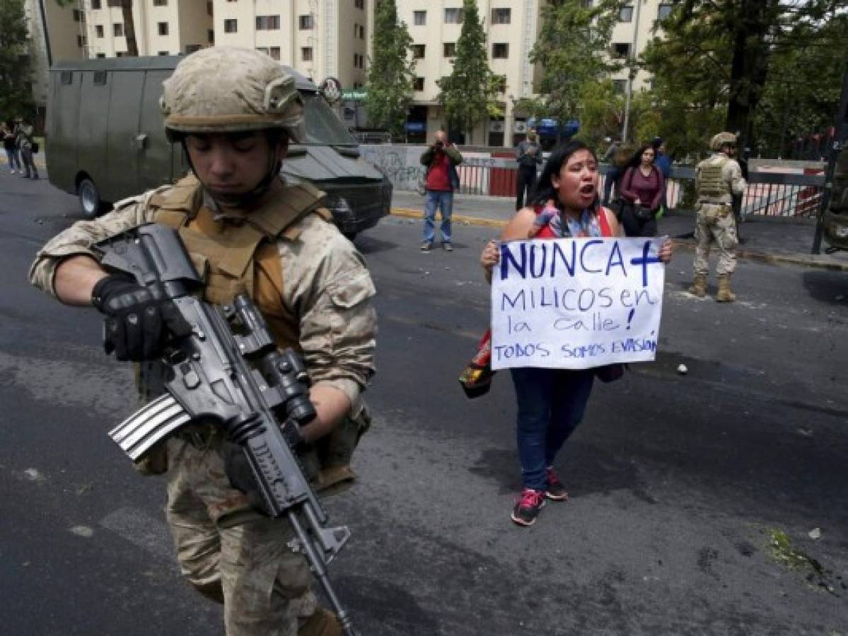 Disturbios en Chile dejan tres personas carbonizadas