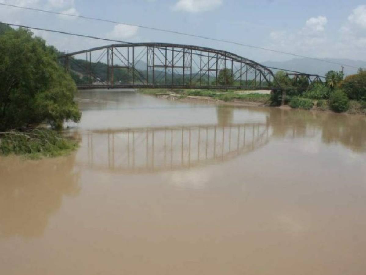 Zonas aledañas al río Ulúa en alerta verde por 24 horas ante fuertes lluvias