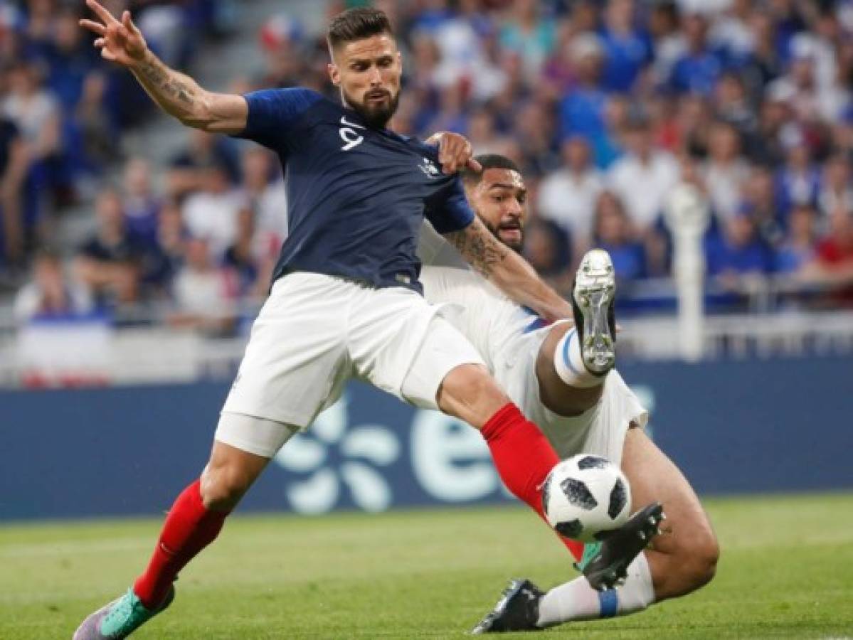 Francia y Estados Unidos empatan en su último partido amistoso antes de viajar a Rusia