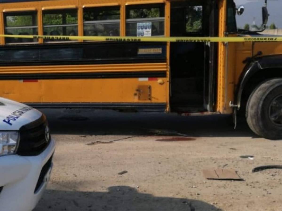 Acribillan a un conductor de bus en San Pedro Sula