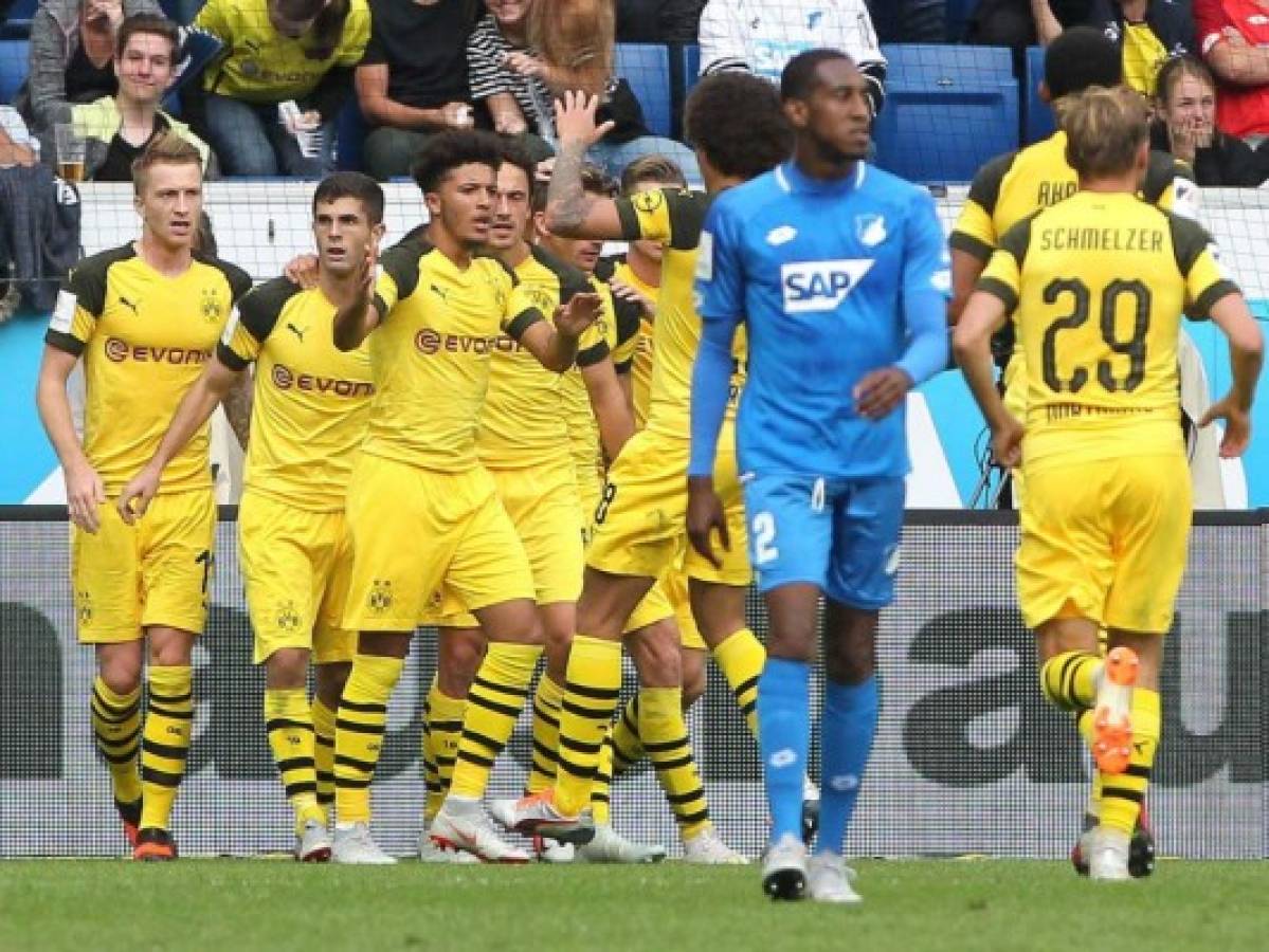 Dortmund empata ante Hoffenheim y cede el puesto al Hertha, líder provisional   