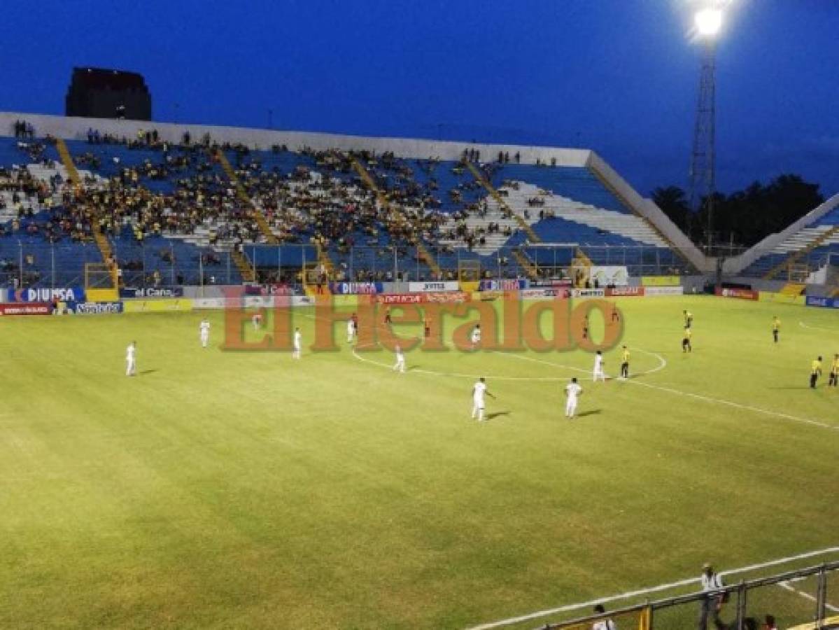Real España ganó 2-1 a Juticalpa en el estadio Morazán de San Pedro Sula