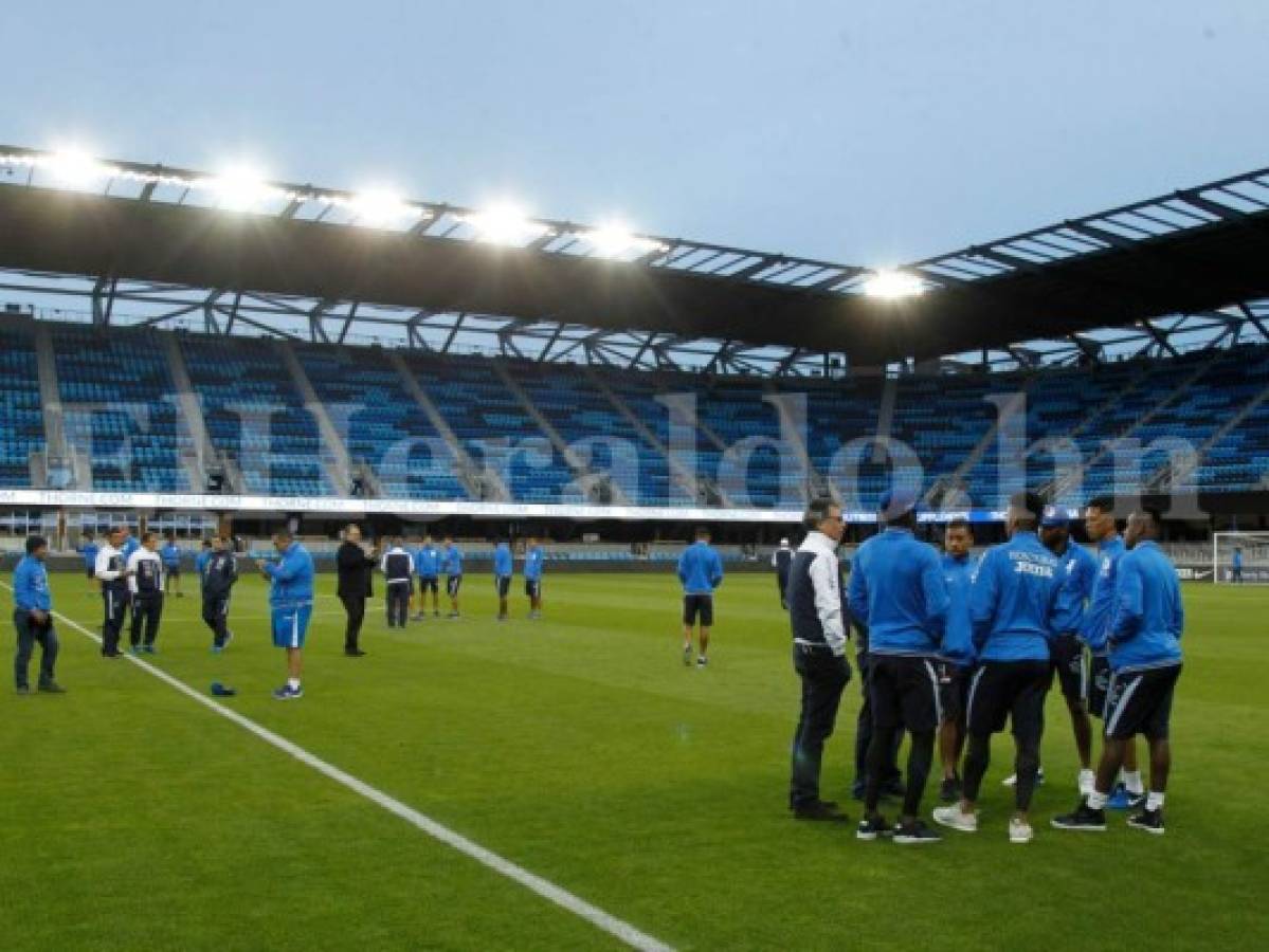 A la Selección de Honduras también le toca vencer al frío de San José, California