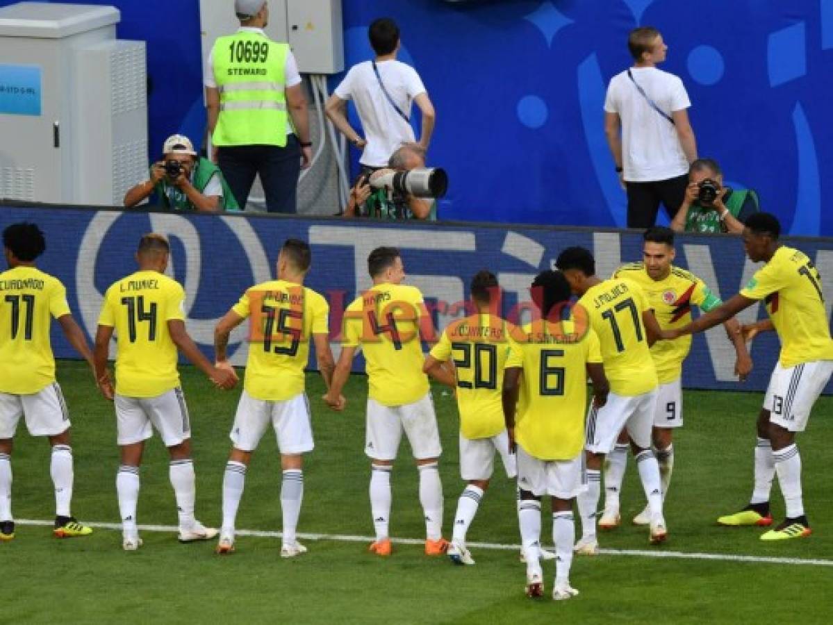 VÍDEO: Así fue el bailecito de Colombia tras el gol de Jerry Mina