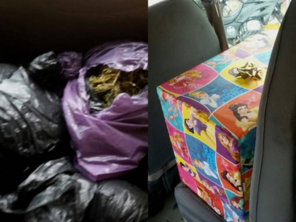 Decomisan supuesta marihuana escondida en una caja de regalo en un bus de Ciudad España