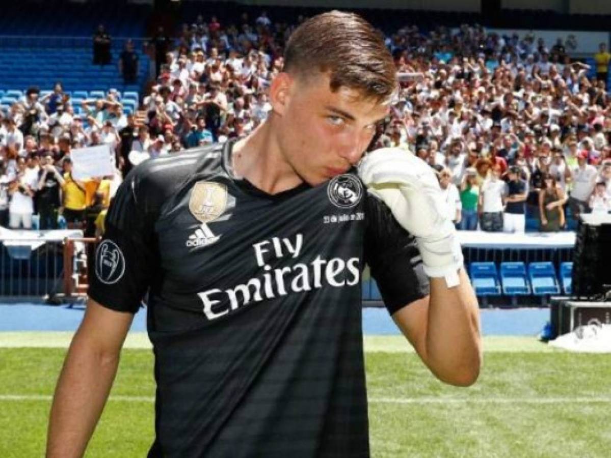 El Real Madrid cede al Valladolid al arquero ucraniano Andriy Lunin